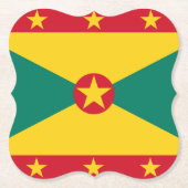Grenada Flag Kartonnen Onderzetters (Voorkant)