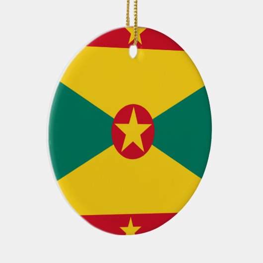 Grenada Flag Keramisch Ornament (Rechts)