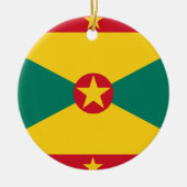 Grenada Flag Keramisch Ornament (Voorkant)
