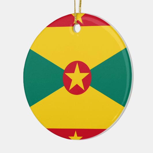 Grenada Flag Keramisch Ornament (Links)
