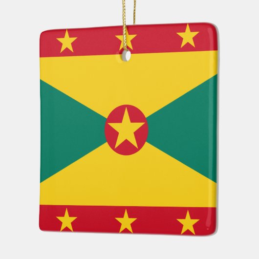 Grenada Flag Keramisch Ornament (Links)
