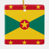 Grenada Flag Keramisch Ornament (Voorkant)