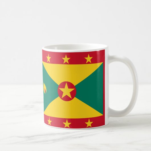 Grenada Flag Keramische Koffie Mok (Rechts)