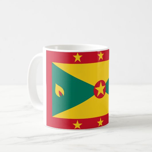 Grenada Flag Koffiemok (Voorkant links)