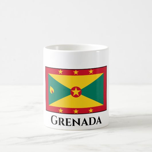 Grenada Flag Koffiemok (Center)