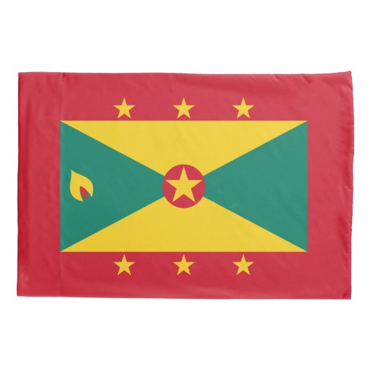 Grenada Flag Kussensloop (Achterkant)