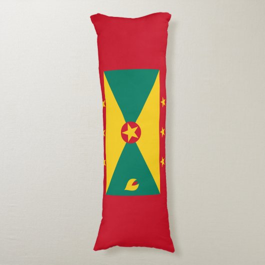 Grenada Flag Lichaamskussen (Voorkant Verticaal)