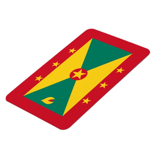 Grenada Flag Magneet (Linkerzijde)