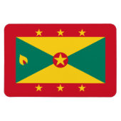 Grenada Flag Magneet (Horizontaal)