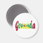 Grenada Flag Magneet (Voorkant / Achterkant)