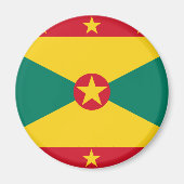 Grenada Flag Magneet (Voorkant)