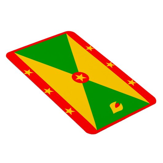 Grenada Flag Magneet (Rechterzijde)