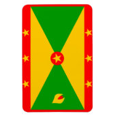 Grenada Flag Magneet (Verticaal)