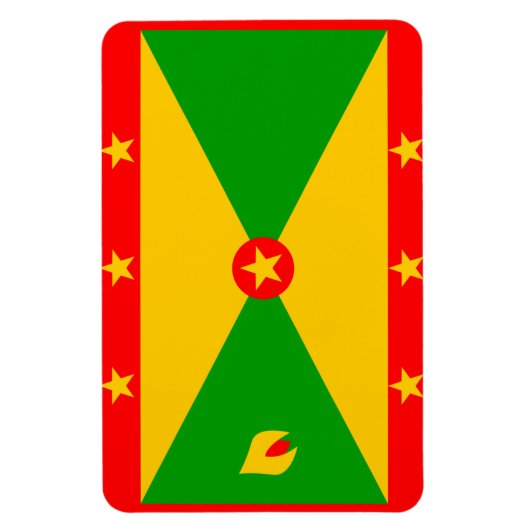 Grenada Flag Magneet (Verticaal)