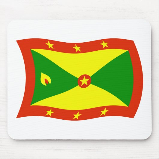 Grenada Flag Mousepad Muismat (Voorkant)