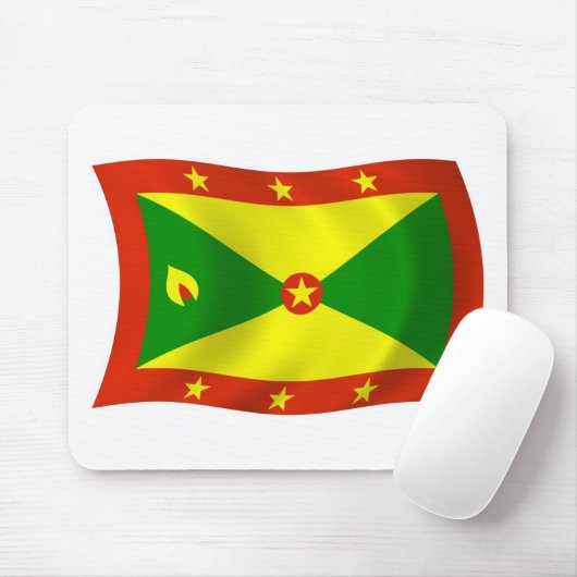 Grenada Flag Mousepad Muismat (Met muis)