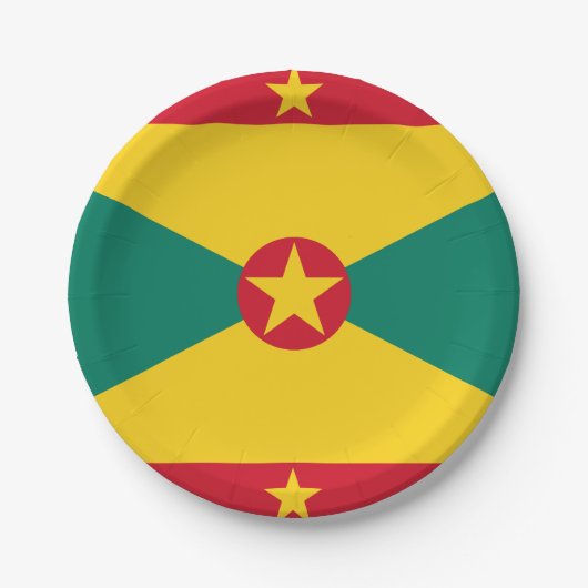 Grenada Flag Papieren Bordje (Voorkant)