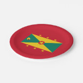 Grenada Flag Papieren Bordje (Gekanteld)