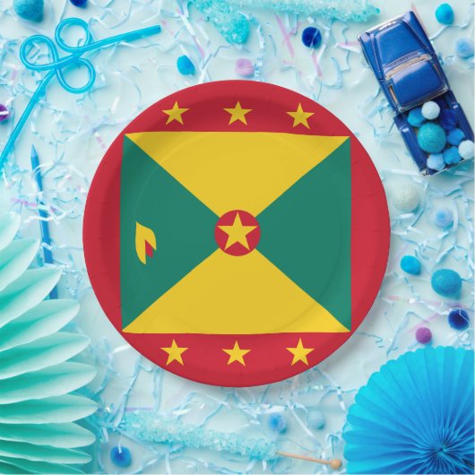 Grenada Flag Papieren Bordje (Feest)