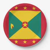 Grenada Flag Papieren Bordje (Voorkant)