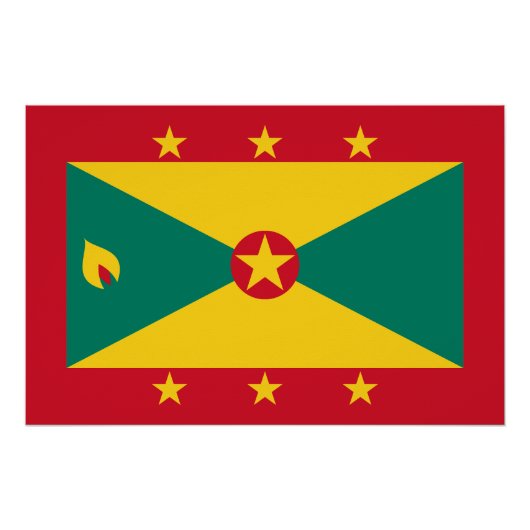 Grenada Flag Perfect Poster (Voorkant)