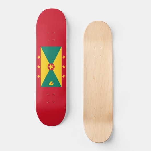 Grenada Flag Persoonlijk Skateboard (Voorkant)