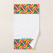 GRENADA FLAG Persoonlijke scripts WHITE Bad Handdoek (Handdoek)