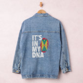 Grenada Flag Pride Country Home Nation Familie Denim Jacket (Hangar)