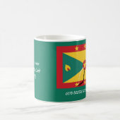 GRENADA FLAG | Schrift | Patriottisch GREEN Koffiemok (Center)