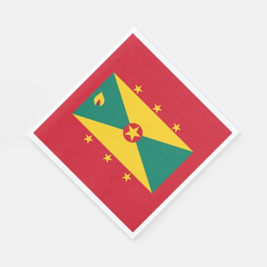 Grenada Flag Servet (Hoek)