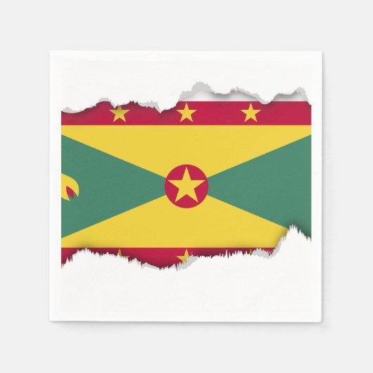 Grenada Flag Servet (Voorkant)