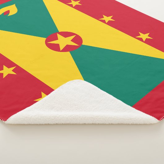 Grenada Flag Sherpa Deken (3/4)