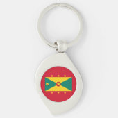 Grenada Flag Sleutelhanger (Voorkant)