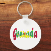 Grenada Flag Sleutelhanger (Voorkant)