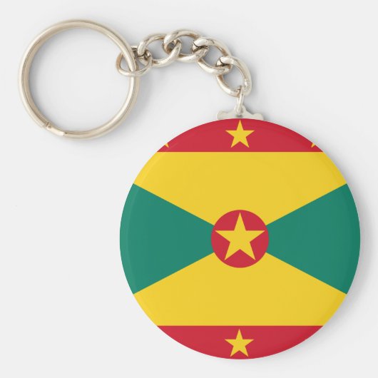Grenada Flag Sleutelhanger (Voorkant)