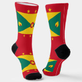 Grenada Flag Sokken (Gebogen)