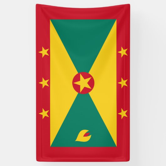 Grenada Flag Spandoek (Verticaal)