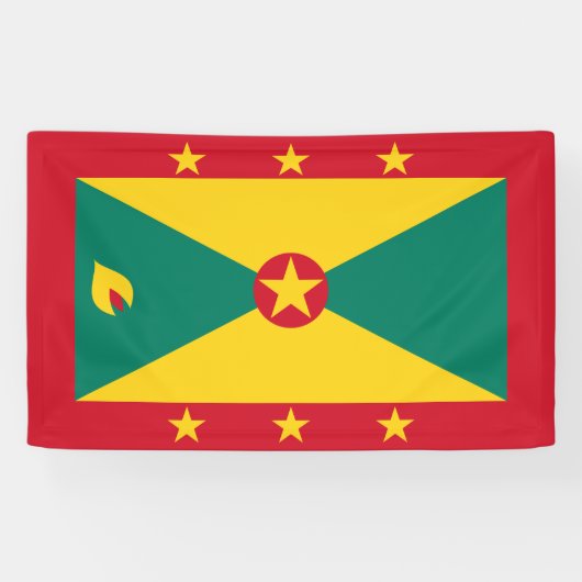 Grenada Flag Spandoek (Horizontaal)