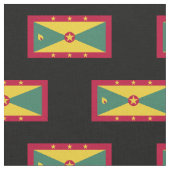 Grenada Flag Stof (Close Up)