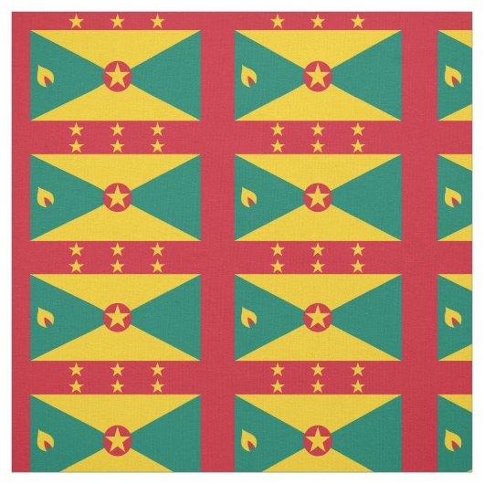 Grenada Flag Stof (Swatch)