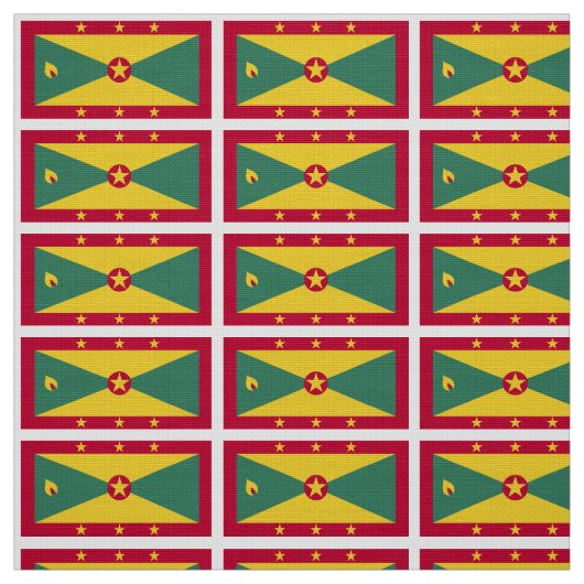 Grenada Flag Stof (Swatch)