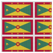 Grenada Flag Stof (Close Up)