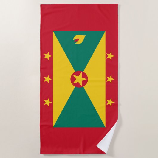 Grenada Flag Strandlaken (Voorkant)