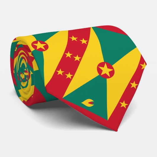 Grenada Flag Stropdas (Opgerold)