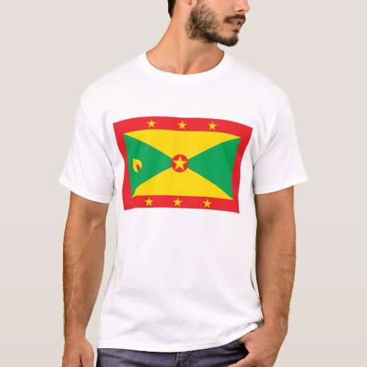 Grenada Flag T-shirt (Voorkant)