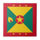 Grenada Flag Tegeltje (Voorkant)