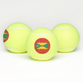 Grenada Flag Tennisballen (Multi)