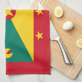 Grenada Flag Theedoek (Quarter Fold)