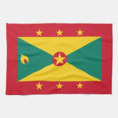 Grenada Flag Theedoek (Horizontaal)