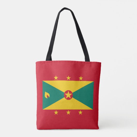 Grenada Flag Tote Bag (Achterkant)